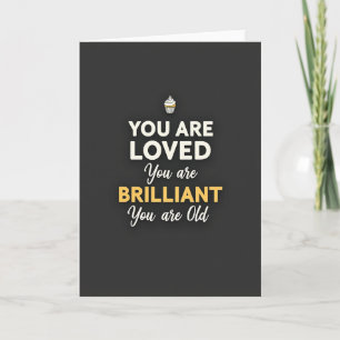 Cream Swirl Birthday Card