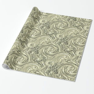 Cream Swirl Wrapping Paper