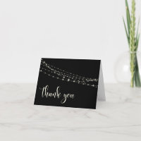 Cream Typography 30 Black Light String Thank You 1