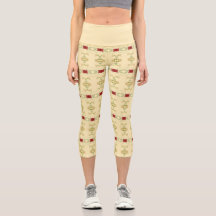 Cream With Floral Pattern