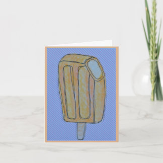 Creamsicle Blank Card