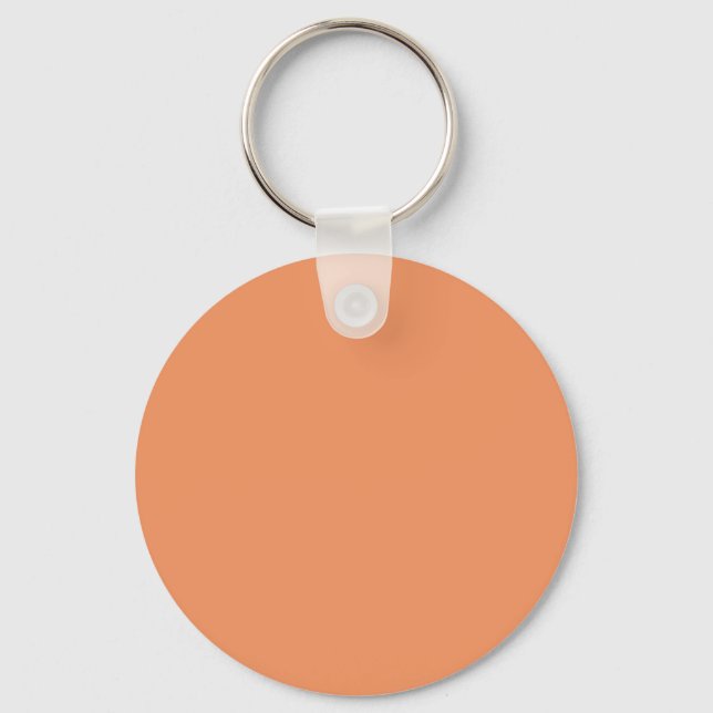 Creamsicle Orange F19360 Colour - Add a Name Optio Key Ring (Front)