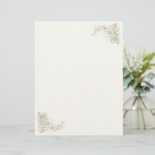 Creamy Beige Stationery