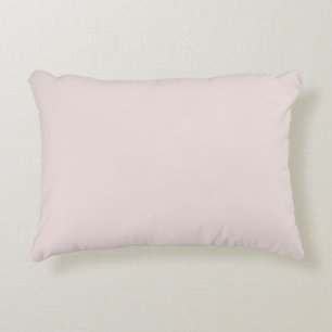 Creamy Coconut Neutral Solid Colour Print Decorative Cushion