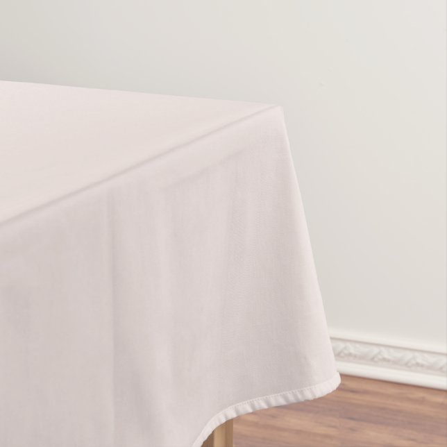 Creamy Coconut Neutral Solid Colour Print Tablecloth (In Situ)