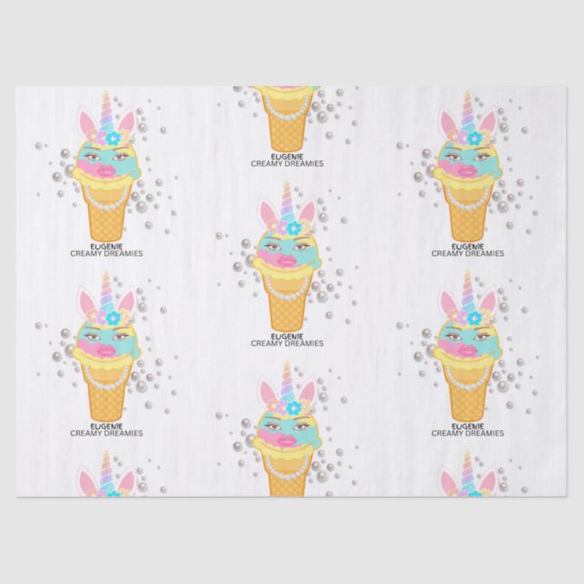 Creamy Dreamies Tissue Paper (Front)