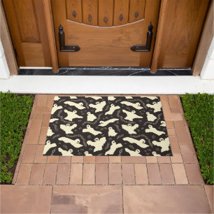 Creamy Ghosts - Halloween pattern. Doormat