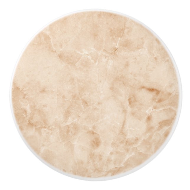 Creamy Marble Texture Ceramic Knob (Front)