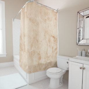 Creamy Marble Texture Shower Curtain
