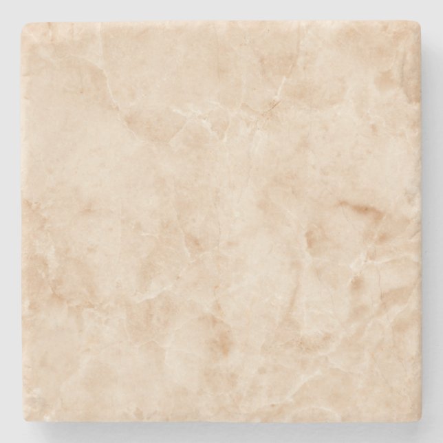 Creamy Marble Texture Stone Coaster (Front)