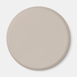 Creamy Mushroom Solid Colour Magnet