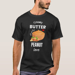 Creamy Peanut Butter Love Jelly Food Graphic T-Shirt