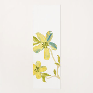 Creamy Petals by Lydia's Art Sangria Yoga Mat