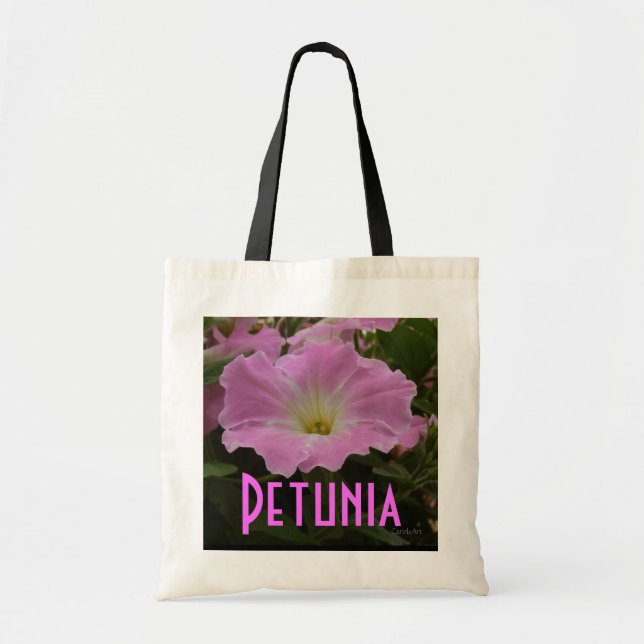 "Creamy Pink Petunia" Tote Bag (Front)