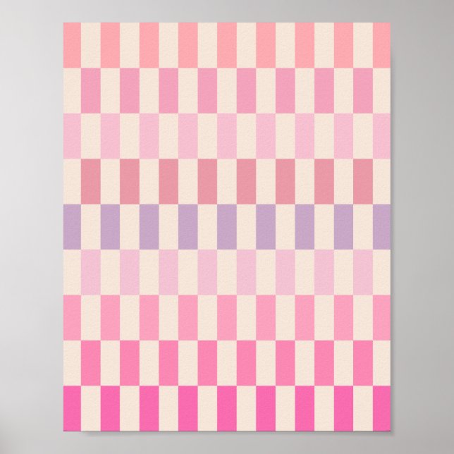 Creamy Pink Stripes 02 Poster (Front)