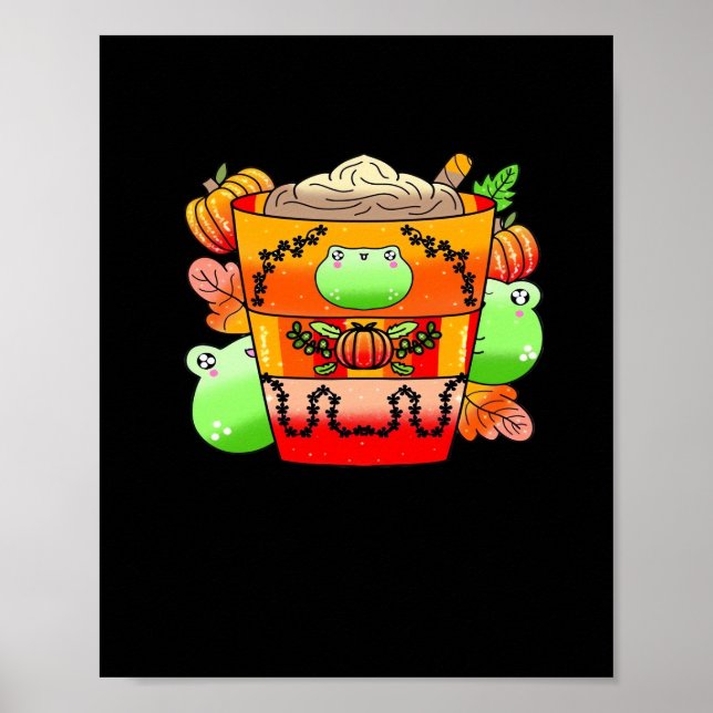 Creamy Pumpkin Spice Latte Season Poster (Front)