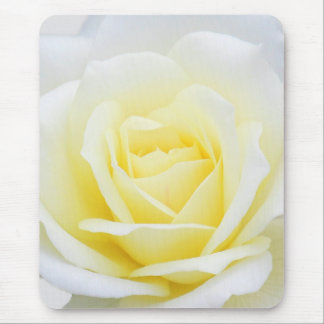 Creamy rose mouse mat
