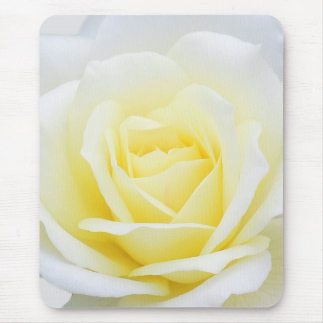 Creamy rose mouse mat (Front)