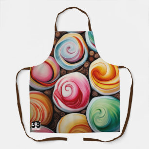 Creamy Swirls Apron