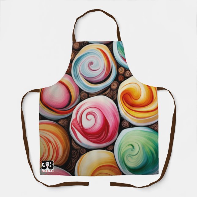 Creamy Swirls Apron (Front)