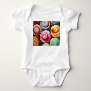 Creamy Swirls Baby Bodysuit