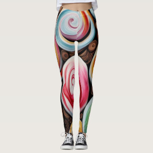 Creamy Swirls Leggings