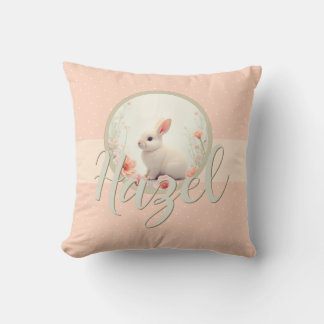 Creamy White Bunny Cushion