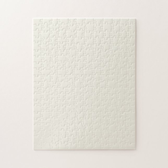 Creamy White Solid Colour Jigsaw Puzzle (Vertical)