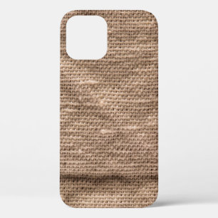 Crease brown abstract background. iPhone 12 case
