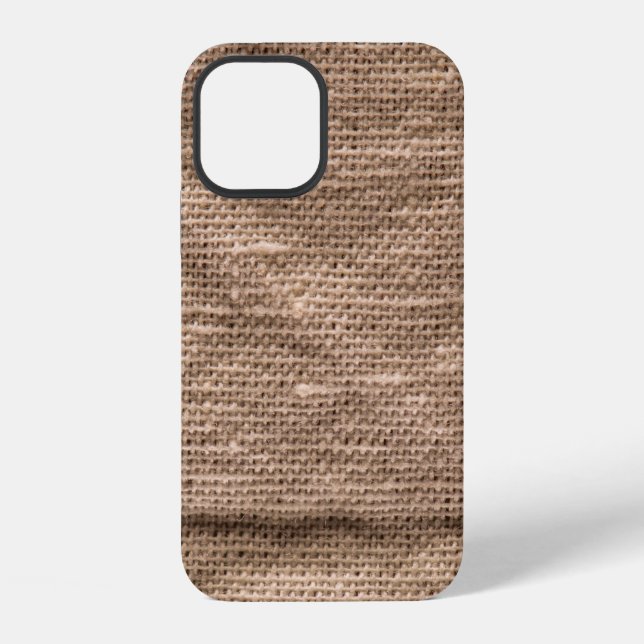 Crease brown abstract background. iPhone case (Back)