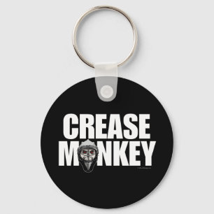 Crease Monkey (Hockey Goalie) Key Ring