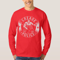 Crease Police Hockey Goalie Netminder T-Shirt