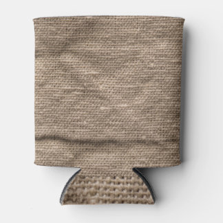 Creased brown, abstract textured background. can cooler
