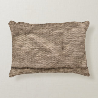 Creased brown, abstract textured background. decorative cushion