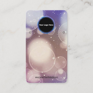 Creat Your Custom Logo Earring Display Card