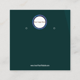 Creat Your Custom Logo Earring Display Card