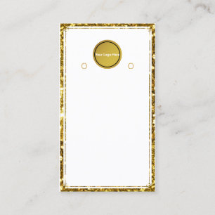 Creat Your Custom Logo Earring Display Card 