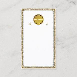 Creat Your Custom Logo Earring Display Card 