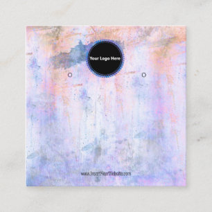 Creat Your Custom Logo Earring Display Card 