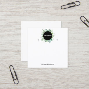 Creat Your Custom Logo Earring Display Card 
