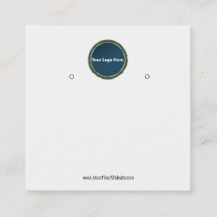 Creat Your Custom Logo Earring Display Card