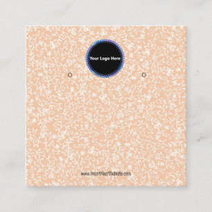 Creat Your Custom Logo Earring Display Card 