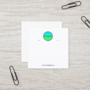 Creat Your Custom Logo Earring Display Card 