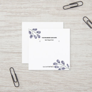 Creat Your Custom Logo Earring Display Card 