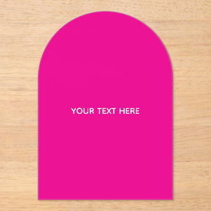 Creat Your Own Megenta Invitation Postcard