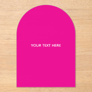 Creat Your Own Megenta Invitation Postcard