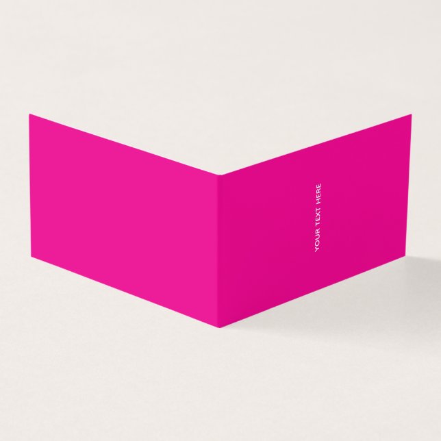 Creat Your Own Megenta Invitation Postcard (Outside)