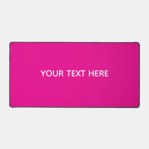 Creat Your Own Megenta Invitation Postcard Desk Mat