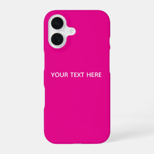 Creat Your Own Megenta Invitation Postcard iPhone 16 Case