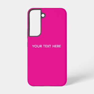 Creat Your Own Megenta Invitation Postcard Samsung Galaxy Case